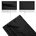 HOMEST 2 Pack Large Nylon Laundry Bag, Machine Washable Large Dirty Clothes Organizer, Easy Fit a Laundry Hamper or Basket, Can Carry Up to 4 Loads of Laundry, Black