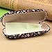EZESO ESSENTIAL SKINCARE Glasses Case Hard Shell Eyeglass Case for Women Fabrics Floral Retro Spectacle Case Box Portable