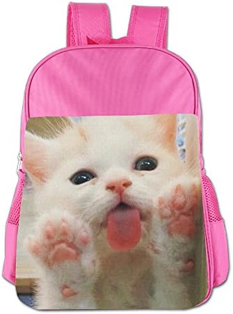 Kitty Lips The Window School Backpack Lightweight Daypack Cute Bookbag For School