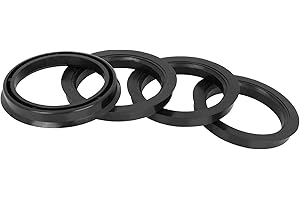 ACROPIX 72.6 to 57.1mm Hub Centric Rings Black - Pack of 4