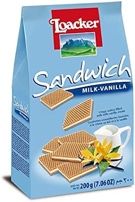 Loacker wafer vanilla 200g/18 (8000380004676)