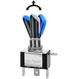 Jtron Heavy Duty Rocker Toggle Switch - 12V 20A DC ON/OFF Power Kill Switch For Vehicles