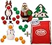 Hog Wild Holiday Poppers Gift Set Battle Bundle with Santa, Snowman, Reindeer & Exclusive Matty's Toy Stop Storage Bag - 3 Pack