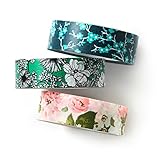 Washi tape set - floral sketch - value pack - DIY - packaging - home decor - decorative tape - weddings - Love My Tapes