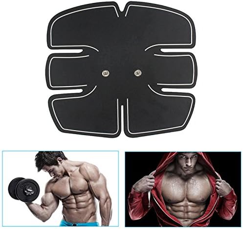 Smart Muscle Abs Stimulator Training Fitness Gear Abdominal toning belt Black