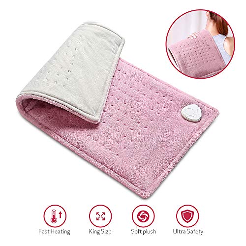 Electric Heating Pad XXL Heat Therapy Wrap, 12" X 24" King Size Heating