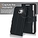 Galaxy S7 Edge Case, Samsung Galaxy S7 Edge Wallet Case, rooCASE Prestige Detachable Leather PU Flip Wallet Case Folio Stand Cover, Detachable Lightwight Shell, Black (NOT Compatible with Galaxy S7)