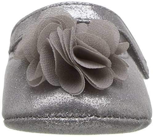 Baby Deer Girls' 02-4746 Mary Jane Flat, Silver, 3 Child US Infant