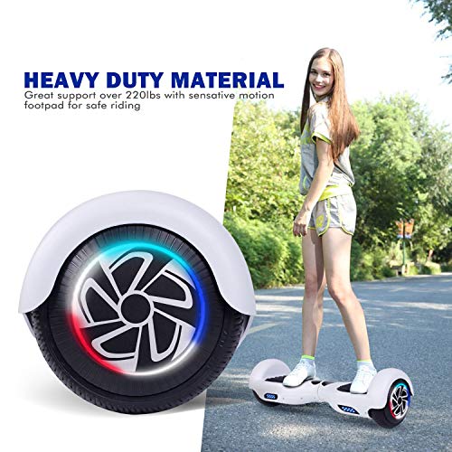 SISIGAD-Hoverboard-Bluetooth-Self-Balancing-Scooter-65-Self-Balancing-Hover-Board-with-Bluetooth-Speaker-and-LED-Lights-Hoverboards-for-Kids-Adults-UL-2272-Certified-3-Models-Available