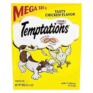 Image of Temptations Classic Cat Treats Tasty Chicken Flavor, (10) 6.3 Oz. Pouches