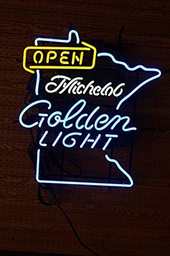 Desung New 24 X20 Michelob Golden Light Open Minnesota Neon Sign Multiple Sizes Available Man Cave Signs Sports Bar Pub Beer Neon Lights Lamp Glass Neon Light Dx241 Amazon Com
