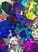 72 Assorted Color Acrylic Large Diamond Gems (32mm x 24mm) by Sunrise Crystal