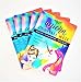 AZURE Unicorn Illuminating Holographic Glitter Sheet Face Mask - Hydrating, Toning & Restoring | Reduces Fine Lines & Wrinkles | Restores Uneven Tone & Glow | Made in Korea - 5 Pack