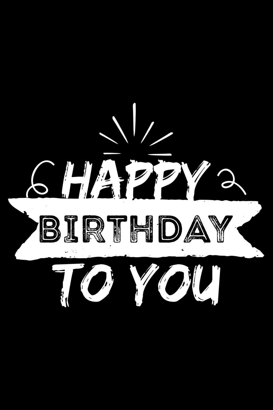 Amazon Com Happy Birthday To You Blank Paper Sketch Book