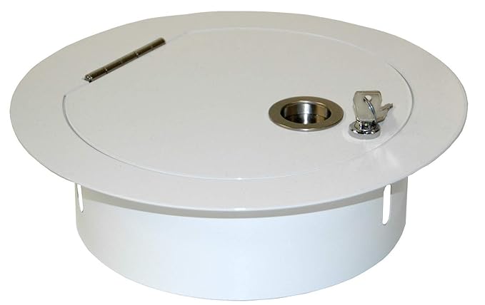 Wäscheschacht Türe für Wäscheabwurf (Türe rund/rund für Rohr 250mm