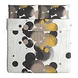 Ikea Bolltistel Duvet Cover and Pillowcases, King, Yellow