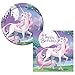 Unicorn Fantasy Birthday Party Supplies Pack For 16 Guests | Includes 16 Dessert Plates and 32 “Happy Birthday” Luncheon Napkins | Girl’s Birthday Party Supplies | Unicorn Birthday Party Supplies