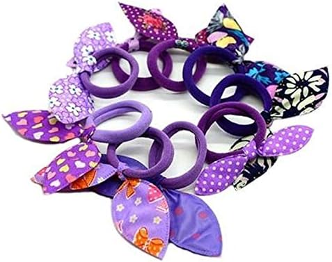 The Perfect Lifestyles Women Baby Girl Kids Elastic Hair Bands Bunny Headband Rabbit Ear (24 Pcs)