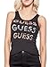 GUESS Factory Lauren Sequin Logo Tank Jet Black