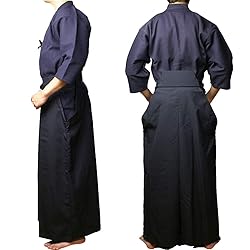 Japanese Kendo Uniform Set Aikido Samurai Hakama