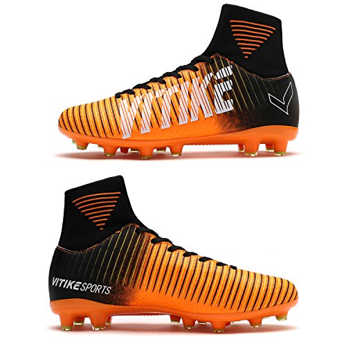 image for WETIKE Kids Soccer Cleats for Boys Youth Cleats Football Boots with Hi