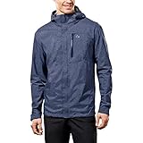 Paradox Men's Waterproof & Breathable Rain Jacket, X-Large, Heather Blue