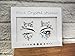 Fanme Face Gem Stickers Eyes Rhinestone Jewels Tattoo Mermaid Glitter Bindi Acrylic Crystal Body Jewelry Temporary Tattoo Fancy Makeup for Music Rave Festival Party Carnival 6 Pack (Pattern 1)