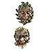 CTD Store Vineyard Tree Face Couples, A Set of 2 Fun Outdoor Garden Decor