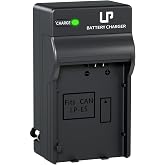 LP LP-E5 Battery Charger with LED Lights Display | Compatible with Canon EOS Rebel XS, Rebel T1i, Rebel XSi, 1000D, 500D, 450D, Kiss X3, Kiss X2, Kiss F Digital Camera and More