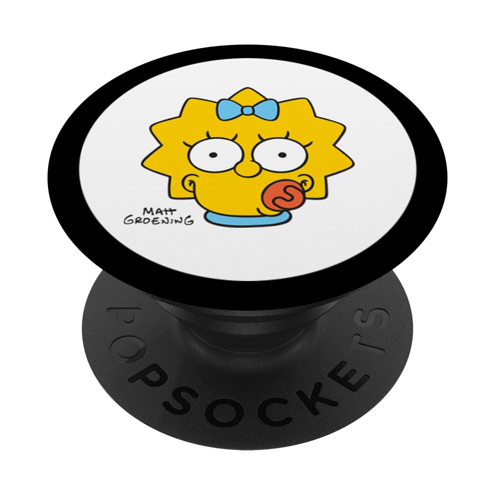 The Simpsons Maggie Simpson Face PopSockets Swappable PopGrip