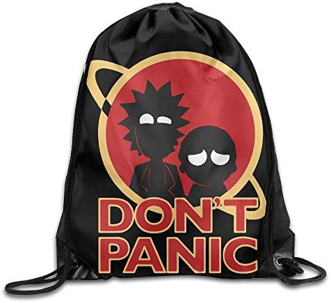 NaDeShop Rick And Morty Drawstring Backpack Travel Sports Bag