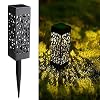 Maggift 8 Pcs Solar Powered LED Garden Lights, Solar Path Lights Outdoor, Automatic Led Halloween Christmas Decorative…