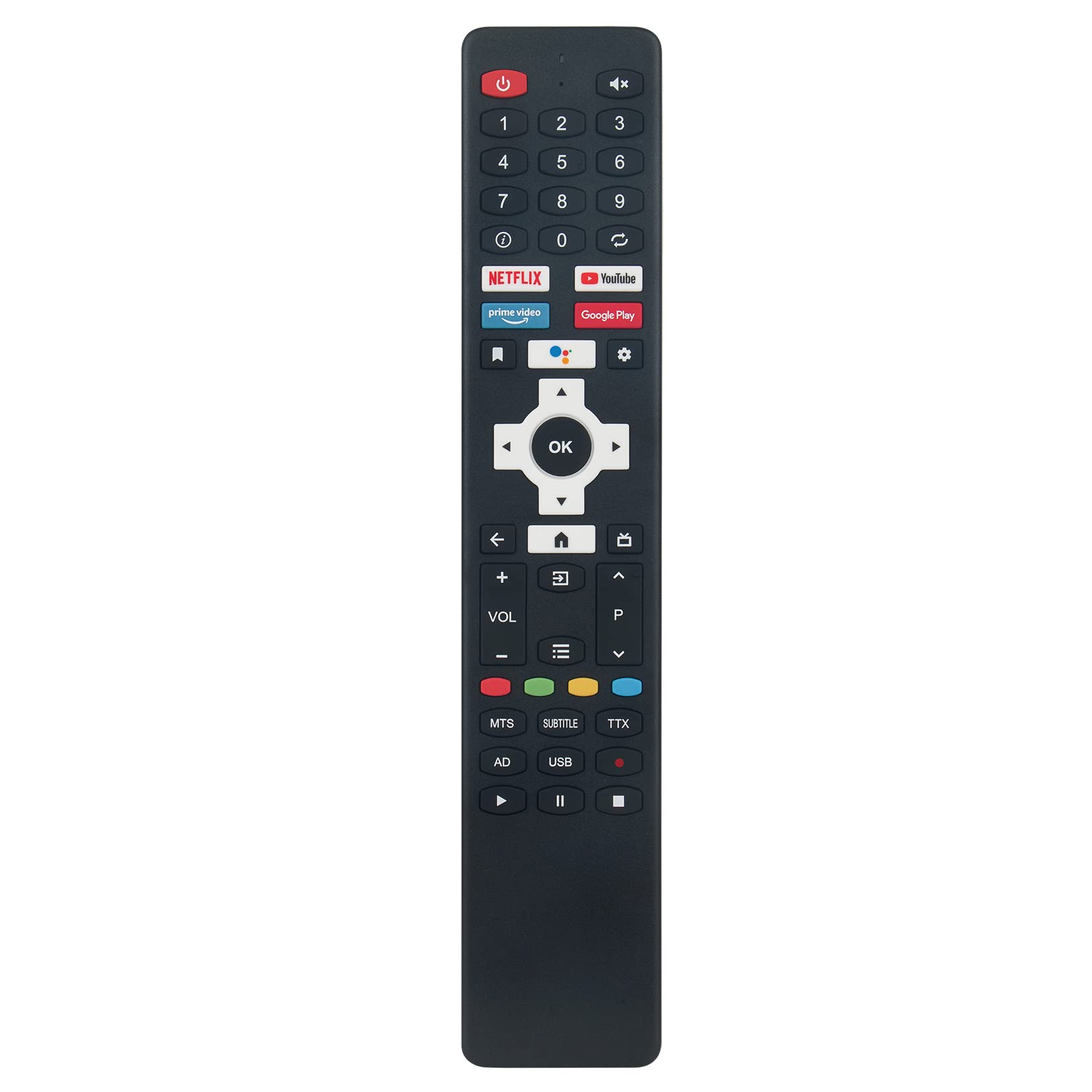 VINABTY Replacement Voice Remote Compatible with KARBONN Compatible with ECOSTAR Compatible with CHALLENGER TV Compatible with Vivax TV-32LE114T2S2 TV-43LE114T2S2