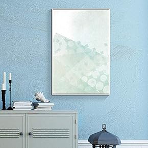 Floating Framed Canvas Wall Art for Living Room, Bedroom Abstract Geometric Colorful Painting Canvas Prints for Home Decoration Ready to Hang - 16x24 inches