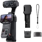 Insta360 Luna Ultra - 8K Vlogging Camera with Dual Leica Lenses | 15&times; Zoom, Detachable 2" Touchscreen, 1" Sensor , Triple AI Chip, Pocket Gimbal Camera for Vlog Photography