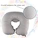 Ergonomic Designed Inflatable Travel Neck Pillow-2 Full Mouth Blow -Easy To Carry-Pocket Size Only 0.28 Pounds for Airplanes, Cars, Buses, Trains, Office Napping, Camping, Wheelchairs & Home