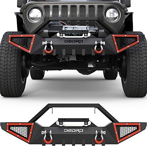 OEDRO Front Bumper Compatible with 20182023 Jeep Wrangler JL