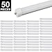 8FT LED Bulb, CNSUNWAY LIGHTING T8 T10 T12 Single Pin Tube, 45W Dual-Ended Power, Ballast Bypass Required, 4800LM Super Bright 6000K Light With Frosted Cover(50 Pack)