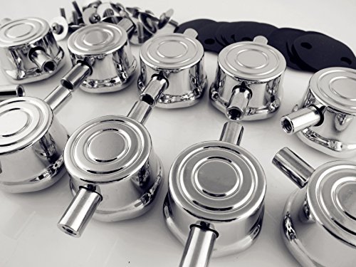 Goedrum 10 Double End Tom Drum Lugs with Mounting Screws