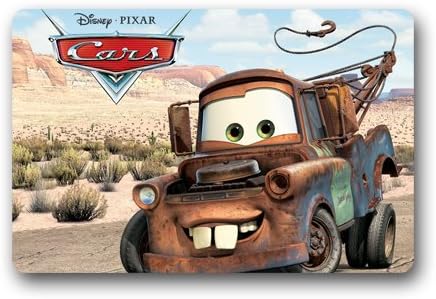 Cars Mater Tow Truck Custom Doormat (23.6"x15.7")