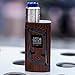 SMOK ALIEN SKIN 220W - Custom Protective Vinyl Decal for ecig - Best quality cover - Second life to your box mod - wrap and enjoy - BONUS STICKERS (Wood Brown)