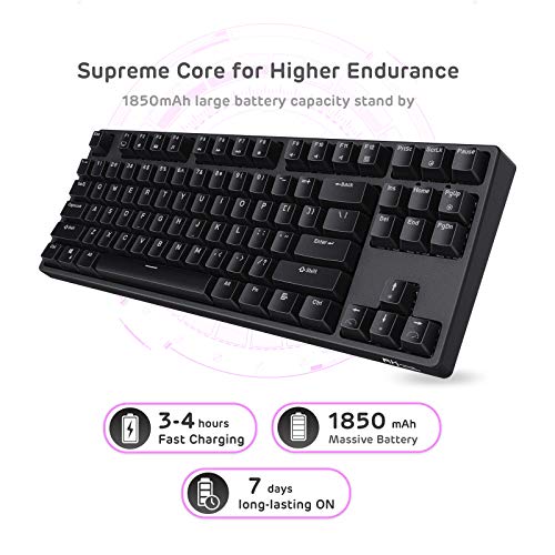 RK ROYAL KLUDGE RK87 Sink87G RGB Wireless TKL Mechanical Gaming