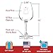 Congratulations! Engagement Wine Glass- 12.75 oz. - Romantic Red or White Wine Glass Gift - Made in USA - Present Idea for Recently Engaged Woman, Her, Couples