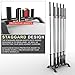 ARCHON Barbell Rack | Olympic Barbell Holder | Vertical Olympic Bar Storage Rack | Stores 9 Olympic Bars Staggered | Weight Standthumb 1