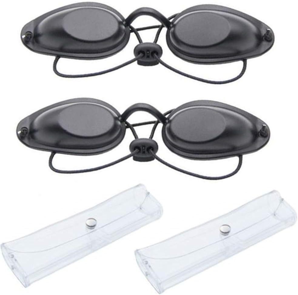 2pcs Tanning Goggles UV Heat Resistant Eye Patch for Sunbathing Beach Safety