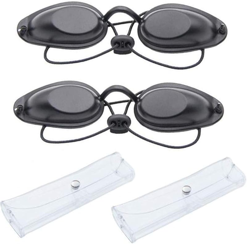 2pcs Tanning Goggles UV Heat Resistant Eye Patch for Sunbathing Beach Safety