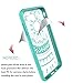 Samsung J7 Perx Case,Galaxy J7 Prime Case,Galaxy J7 V Case ,J7 Sky Pro/J7V/J7 Halo Case Clear with Screen Protector,AnoKe Girls Women Slim Fit Phone Cover Cases for Samsung Galaxy J7 2017 TM CH Mint
