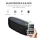Meidong MD-05 Bluetooth Speakers Premium Stereo Portable Wireless Speaker with Patented Enhance Bass for Beach Yoga Gift(Black)