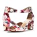 DREAM PAIRS Women's HHER Low Heel Pump Sandals
