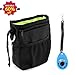 GOGOGOFUN Dog Training Pouch - with Roomy Pockets Dispenser, Easy to Carry All Things Your Dog Need with Adjustable Strap - Send Out with A Training Clicker (Black Only)